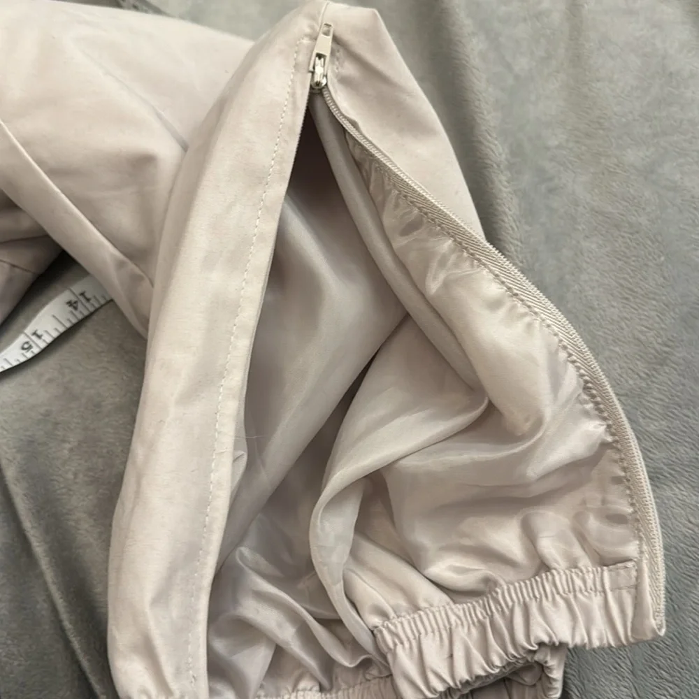 Garment Company men’s Beige weatherproof performance Hiking pants- jogger zip
